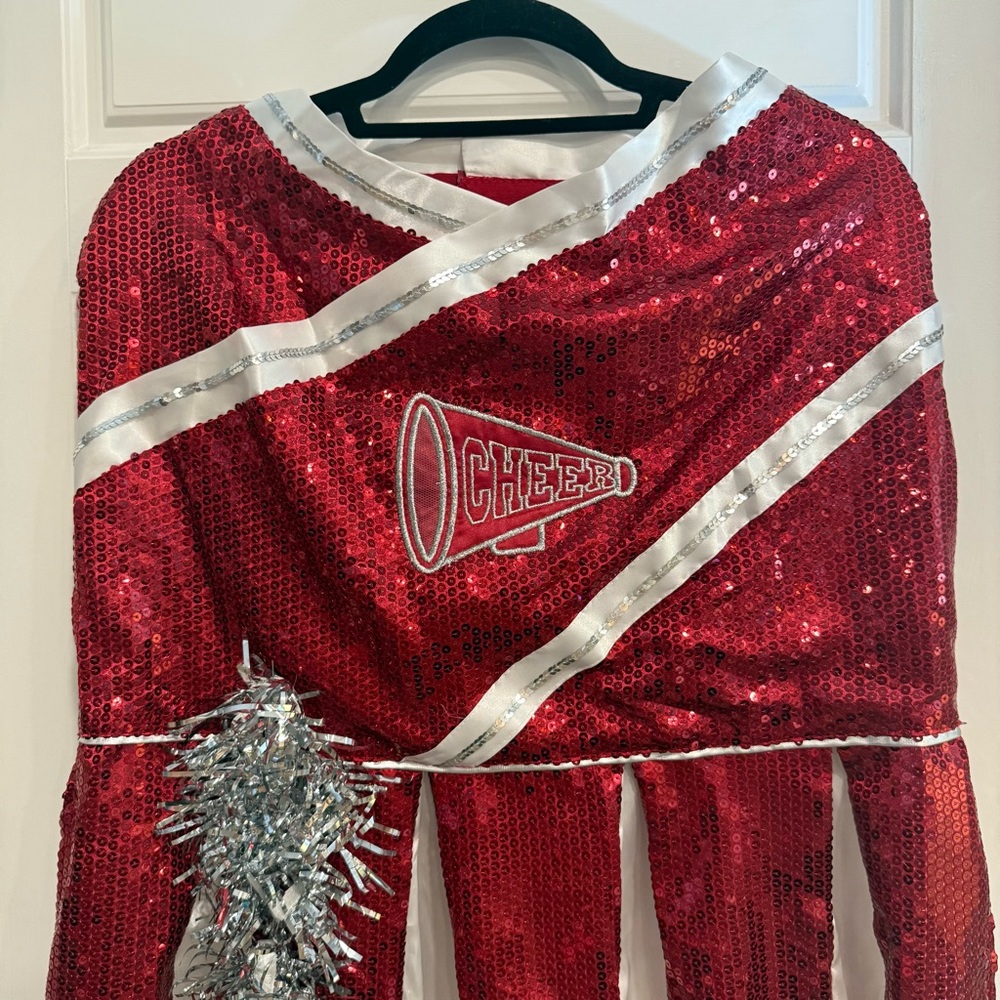Maggie Waggy Sequin Cheerleader Dog Costume | XXL | New With Tags - Picture 4 of 10